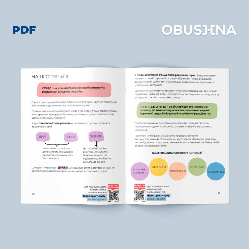 Електронний інструмент Невпевненість для особистої практики Obushna.pro