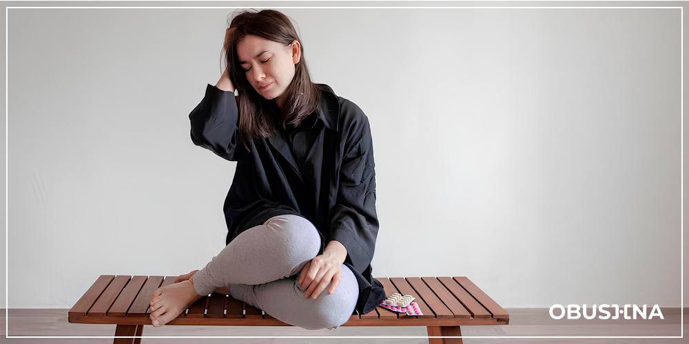 Фізіологічна реакція тіла на стрес, візуалізація внутрішньої напруги. Obushna.pro