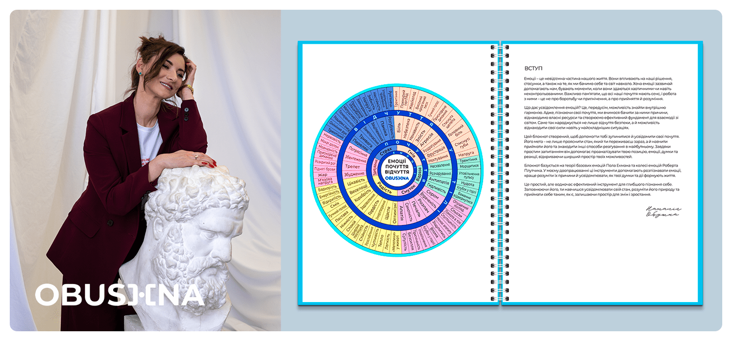 Блокнот А4 для відстеження емоцій